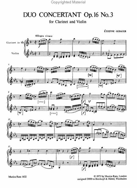 Duo Concertant in C minor Op. 16 No. 3