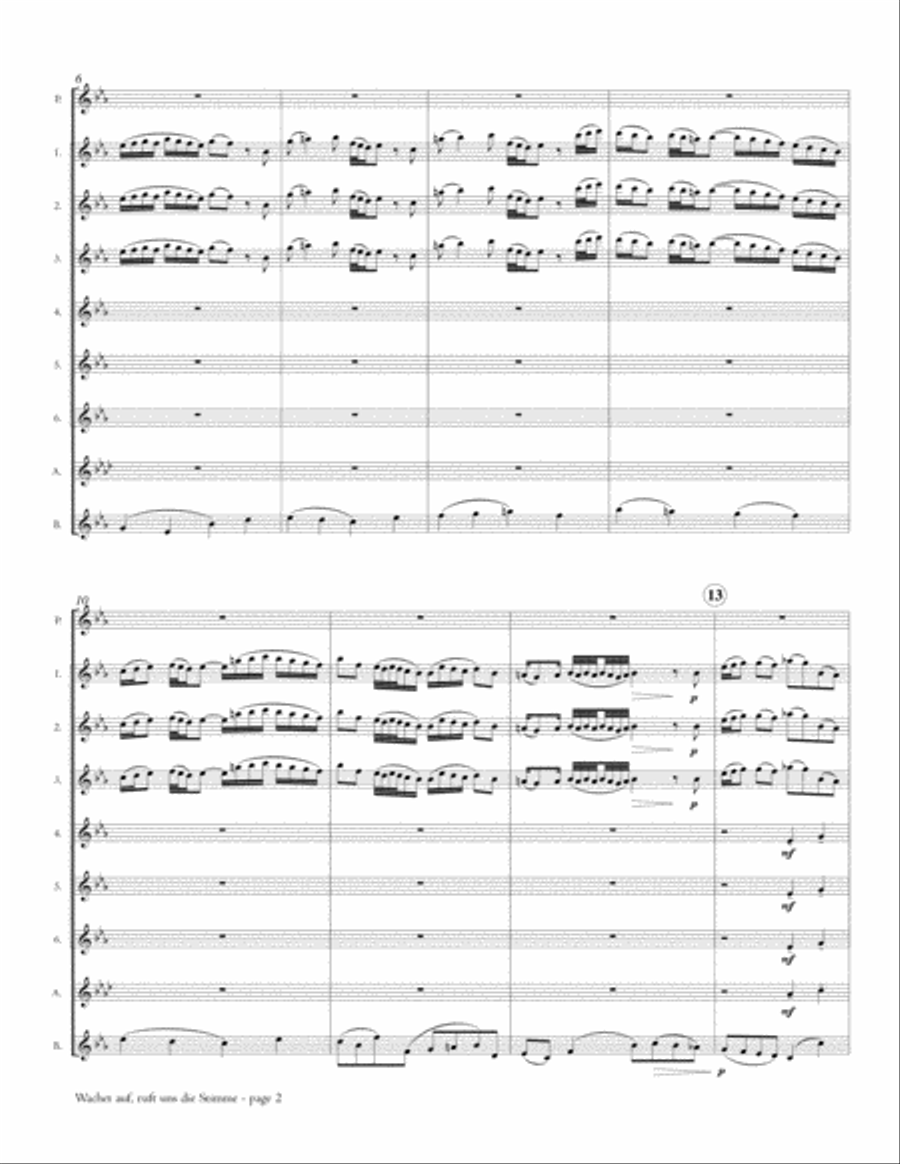 Tre Corali Per Organo Trascrizione Per Orchestra Woodwind Ensemble scores gallery preview page 3