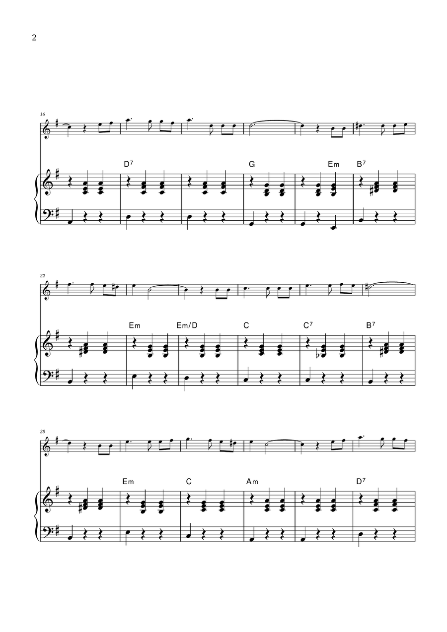 La Foule Flute Solo scores gallery preview page 2