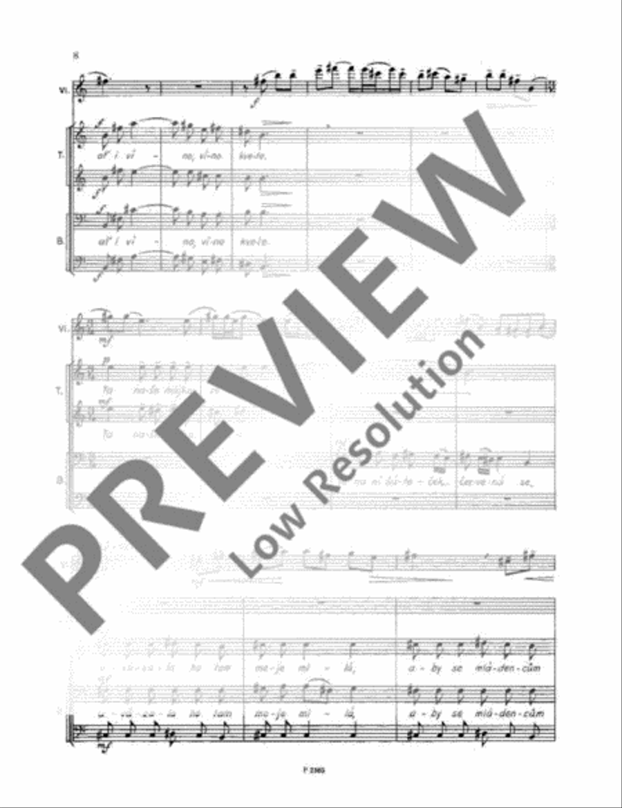 Spring is Opening Men's Choir scores gallery preview page 9