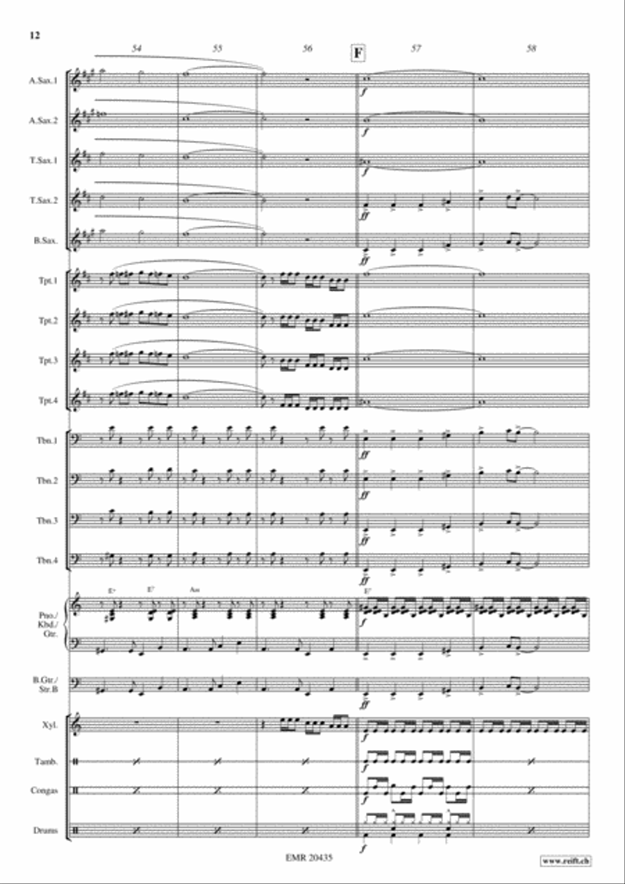 Russian Passion Russian Passion Big Band scores gallery preview page 13