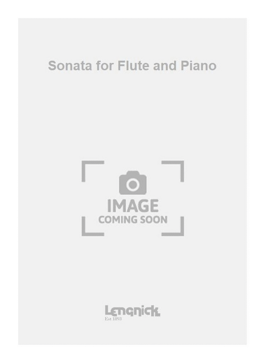Sonata for Flute and Piano Flute Solo scores gallery preview page 1
