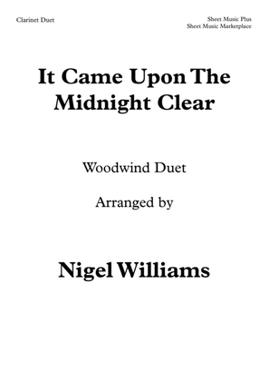 It Came Upon The Midnight Clear, for Clarinet Duet