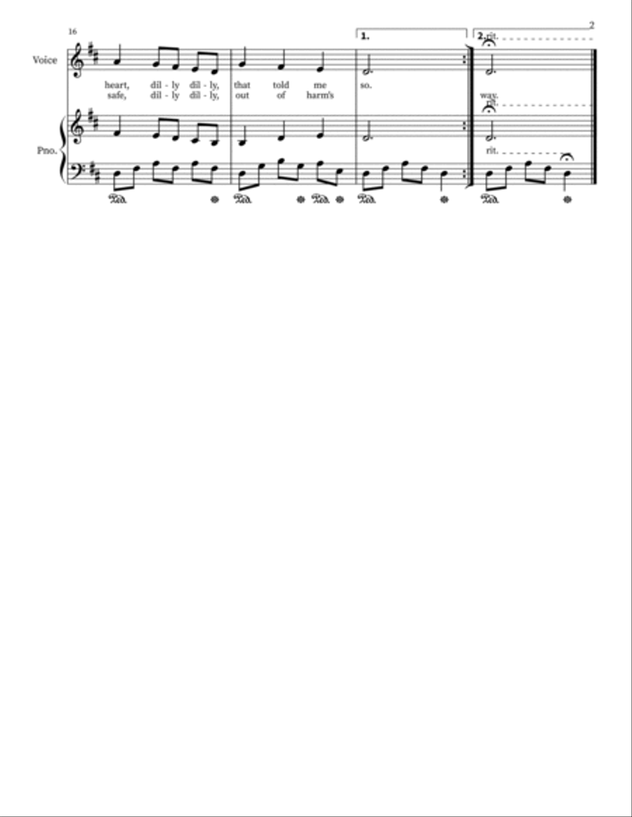 Lavender's Blue Voice scores gallery preview page 2