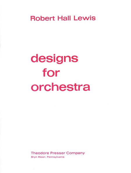 Designs For Orchestra