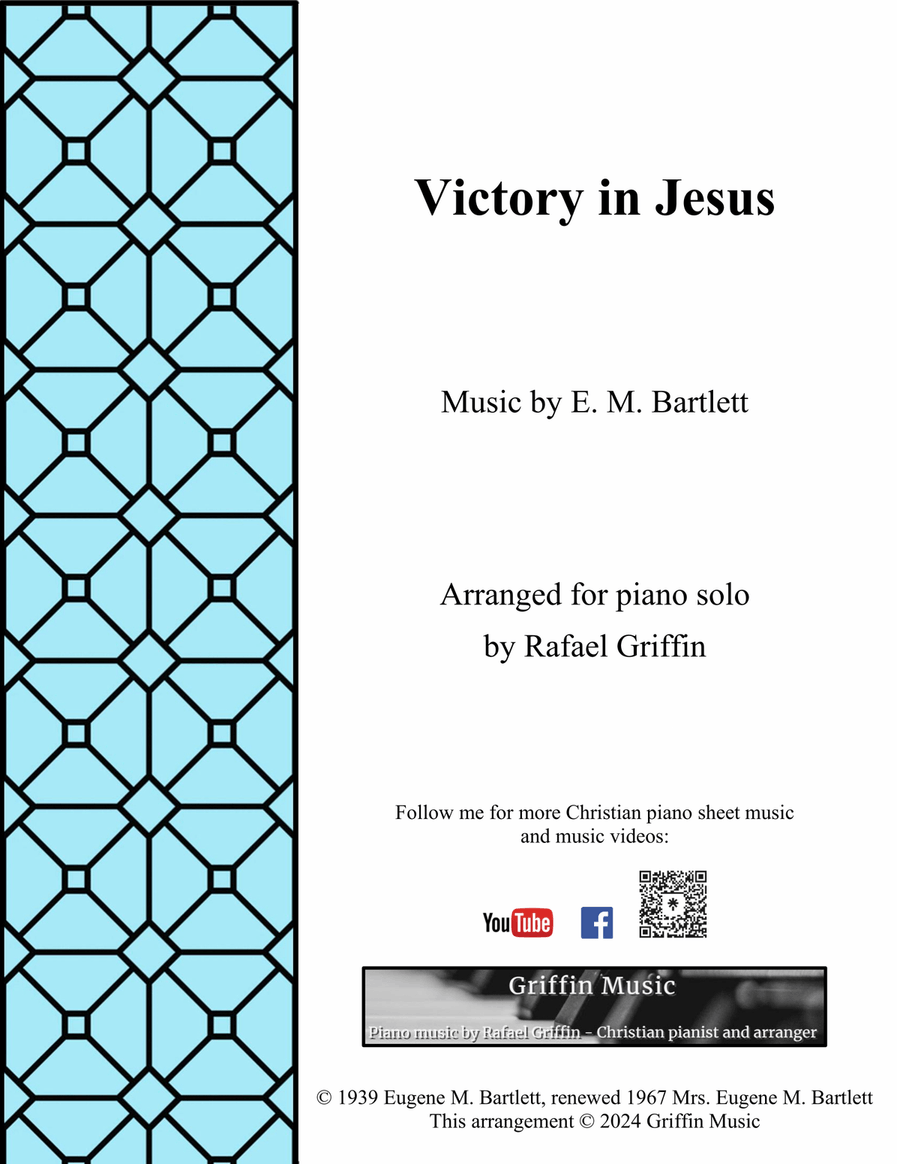 Victory in Jesus Piano Solo scores gallery preview page 1