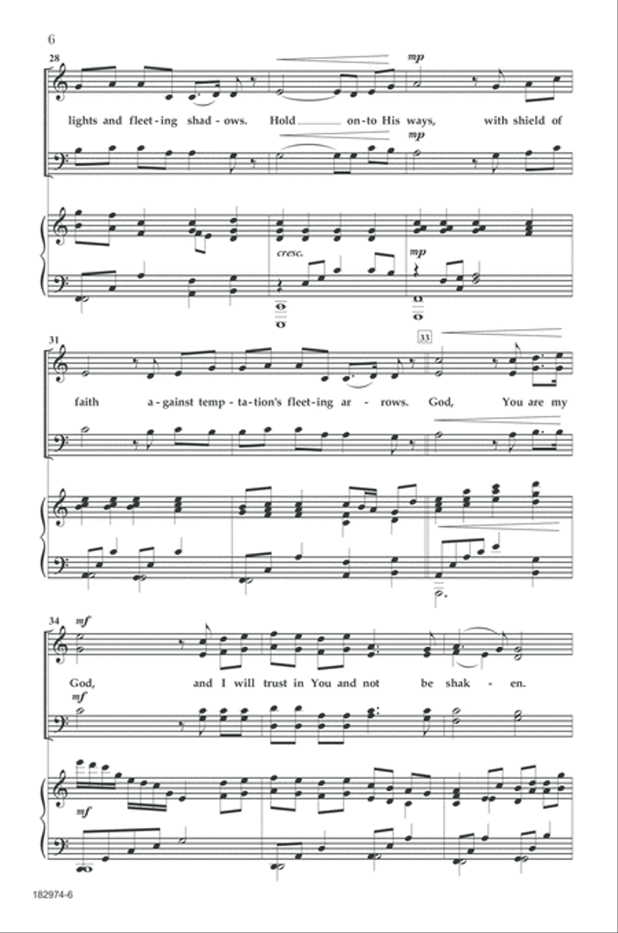 Still, My Soul, Be Still 4-Part scores gallery preview page 5