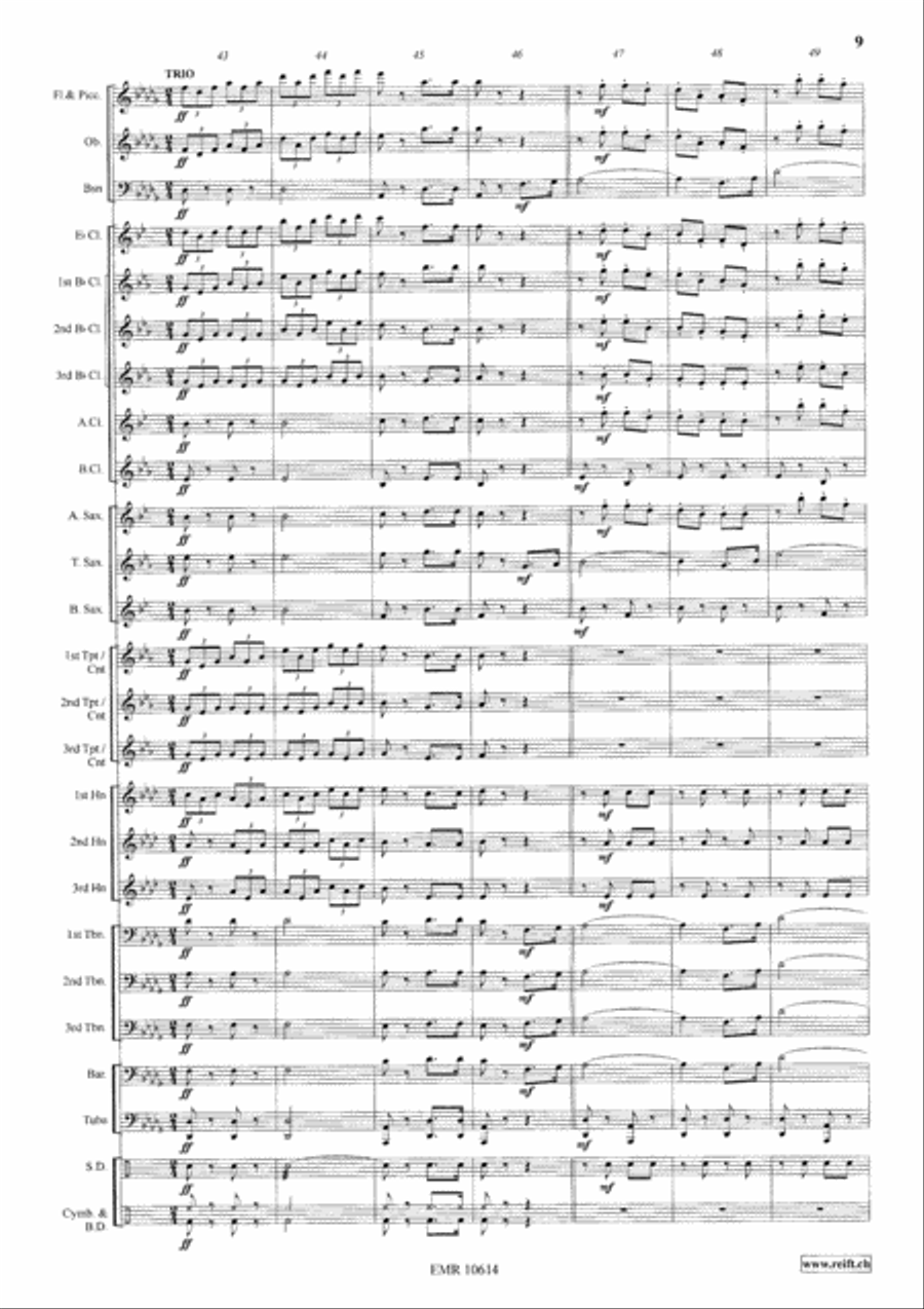 Into The Future Concert Band scores gallery preview page 10