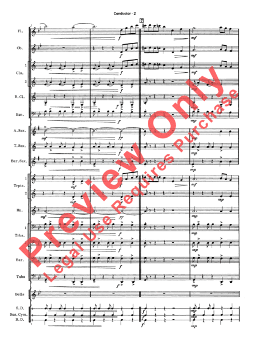 Take Five Concert Band scores gallery preview page 5