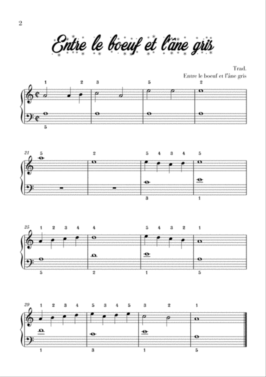 10 Easy Christmas Carols for Piano Beginners (Music for Children) 10 Easy Christmas Carols for Piano Beginners (Music for Children) Easy Piano scores gallery preview page 4