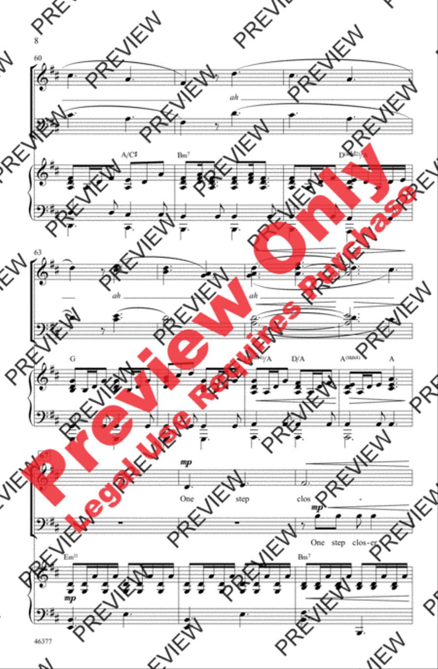 A Thousand Years A Thousand Years 4-Part scores gallery preview page 8