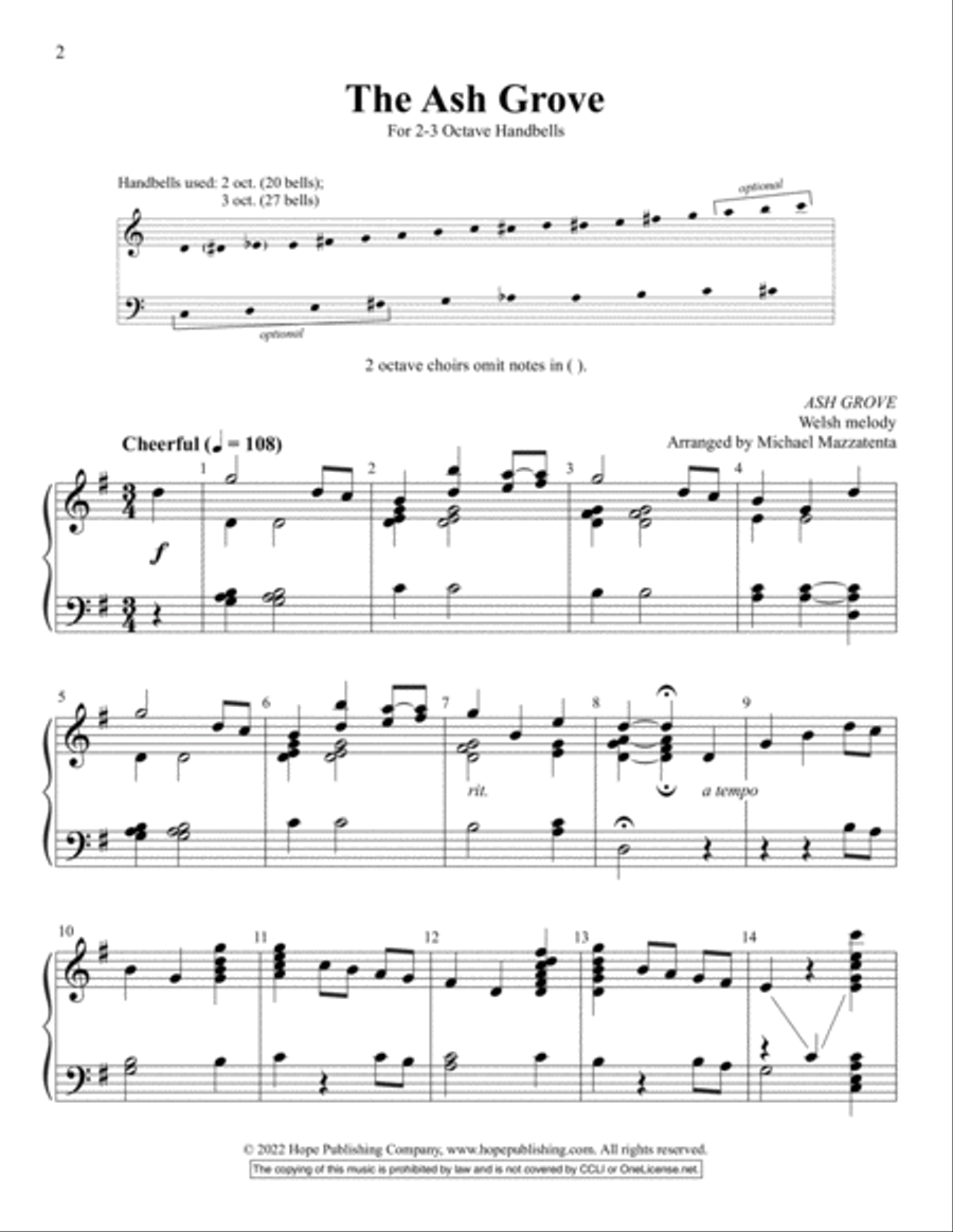 The Ash Grove 3-Octaves scores gallery preview page 2