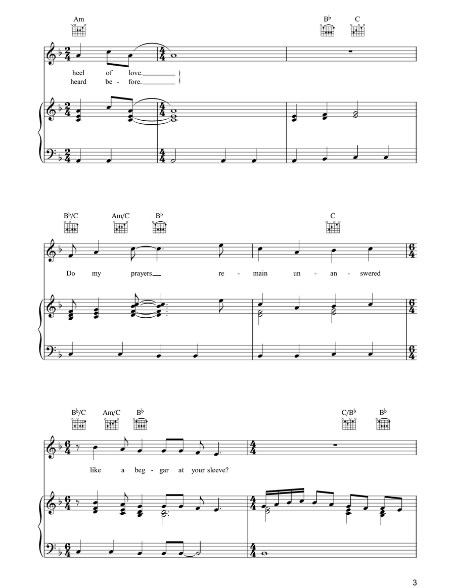 The Rhythm Of The Saints Piano, Vocal, Guitar scores gallery preview page 3