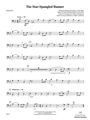 Book cover for The Star-Spangled Banner: Bassoon