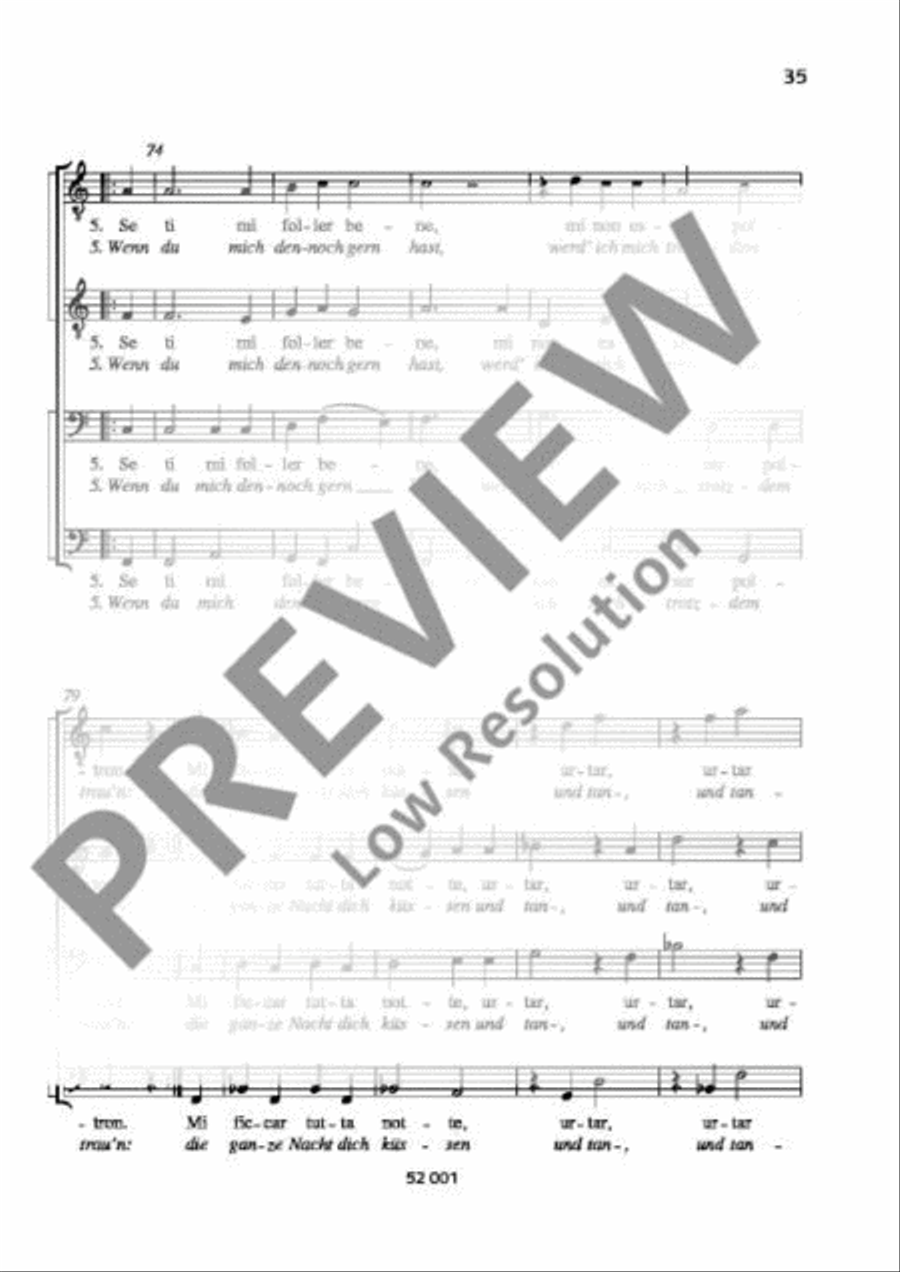 Landsknecht-Ständchen TTBB scores gallery preview page 9