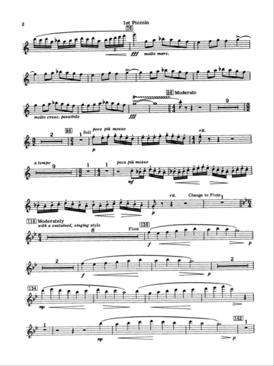 Russian Christmas Music: Piccolo Concert Band scores gallery preview page 2