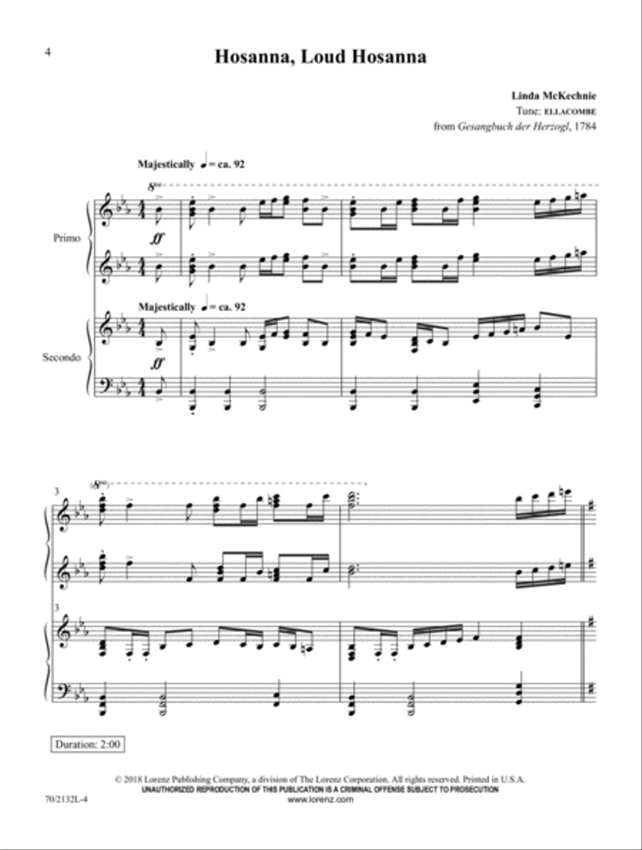 A Year of Praise A Year of Praise Piano Duet scores gallery preview page 3