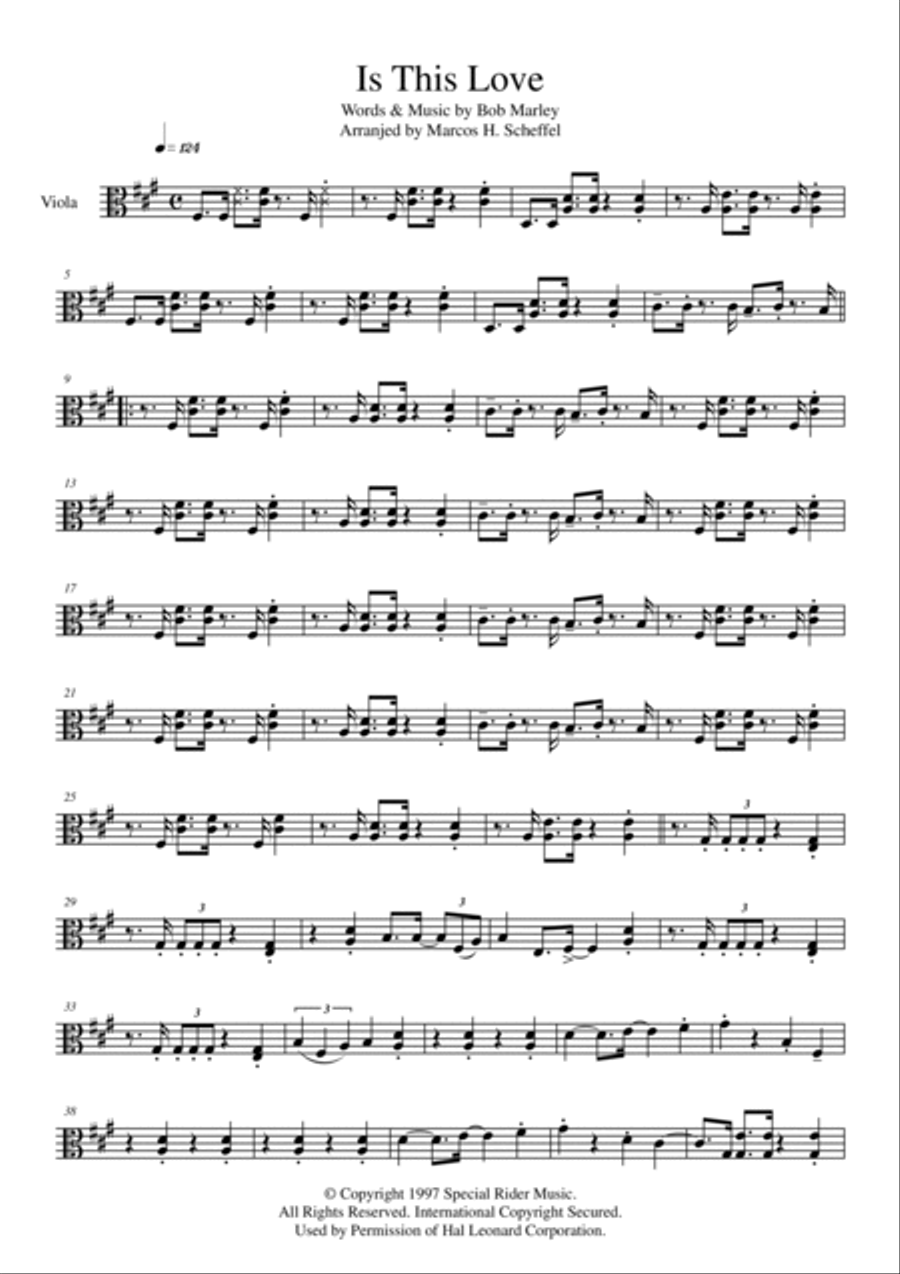 Is This Love String Quartet scores gallery preview page 5