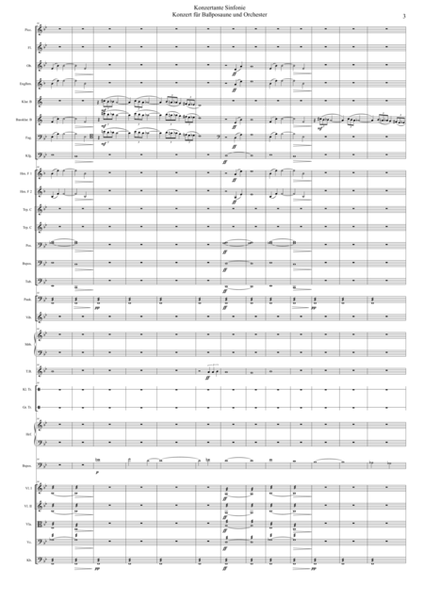 Konzertante Symphonie für Bassposaune und Orchester - Score Only image number null
