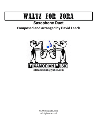 Waltz for Zora (sax duet)