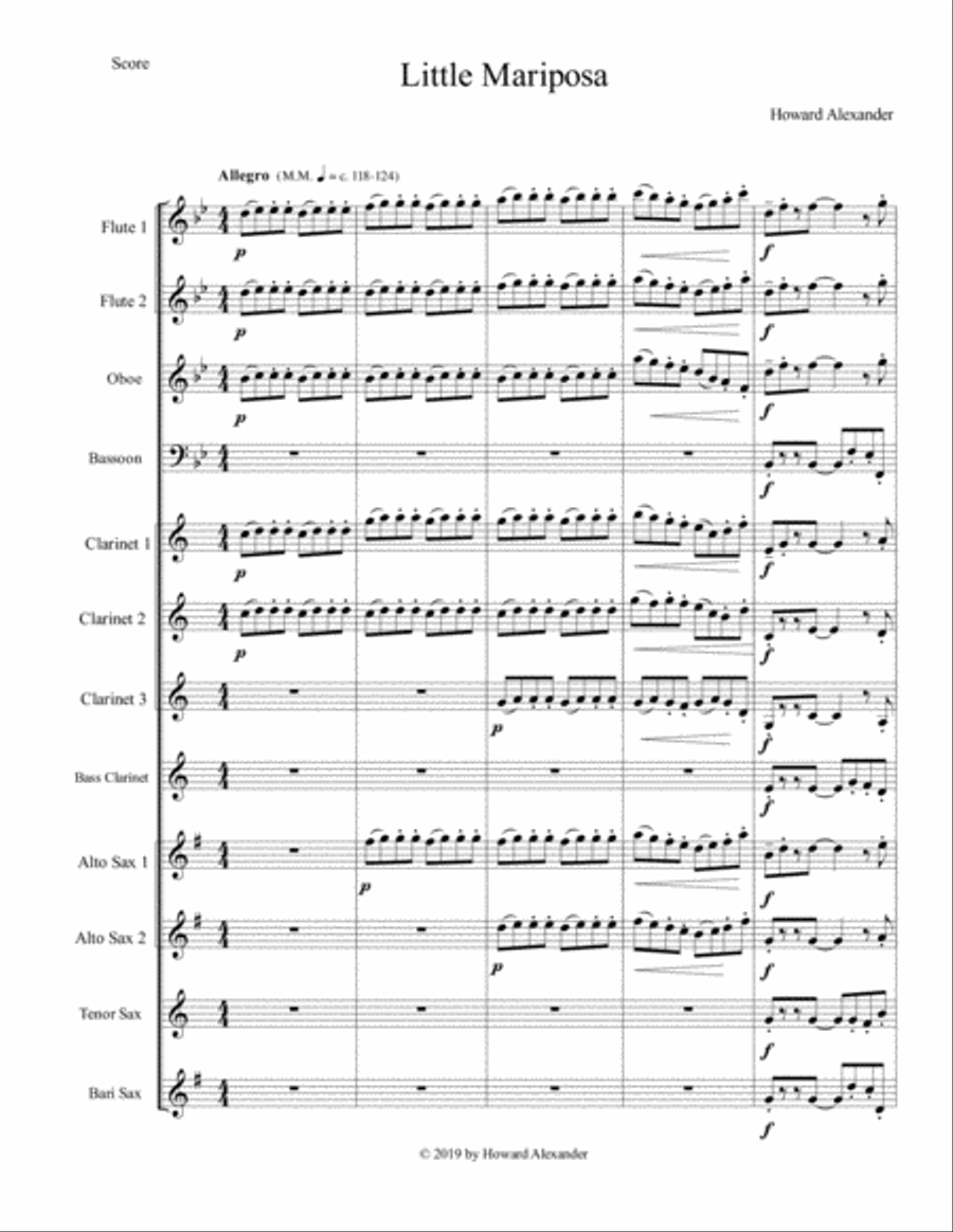 Little Mariposa Little Mariposa Small Ensemble scores gallery preview page 2