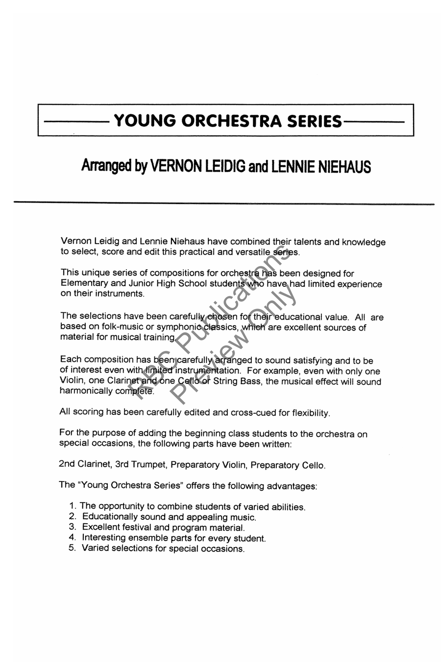 Theme And Variations Full Orchestra scores gallery preview page 4