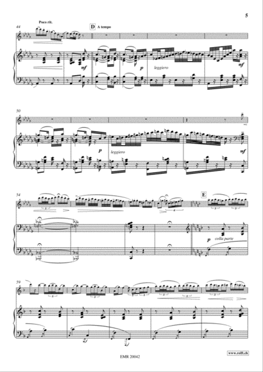Ballet Scene Ballet Scene Flute Solo scores gallery preview page 5