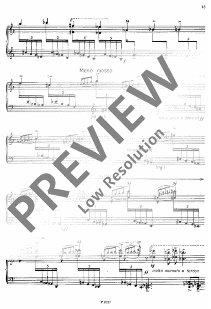 Cardiogramme Cardiogramme Piano Solo scores gallery preview page 16