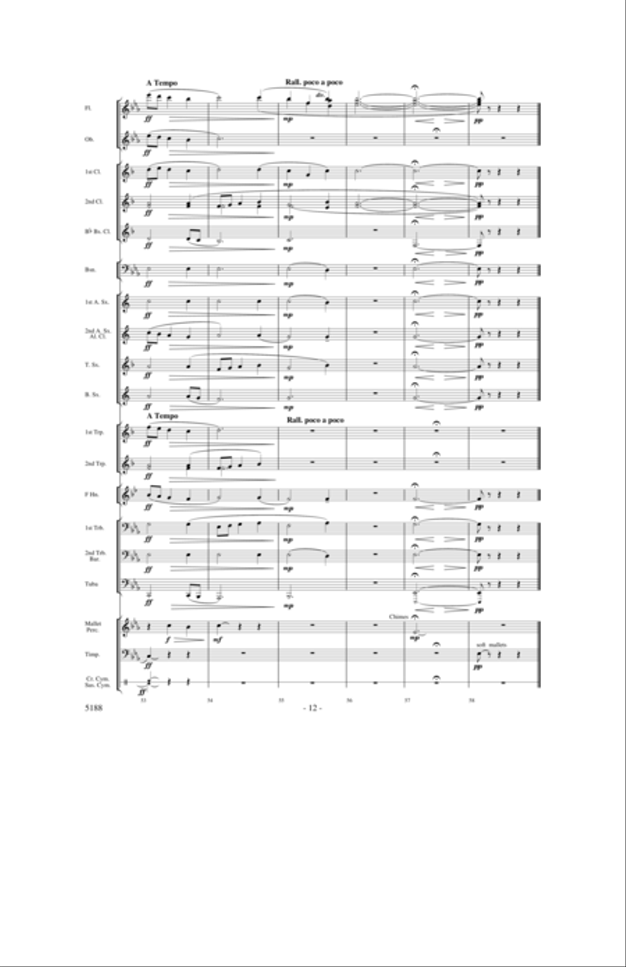 A Song of Hope A Song of Hope Concert Band scores gallery preview page 11