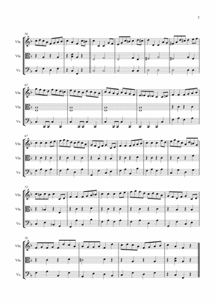 Barnicle Bill, Sea Shanty, Arranged for String Trio (Violin, Viola and 'Cello) image number null