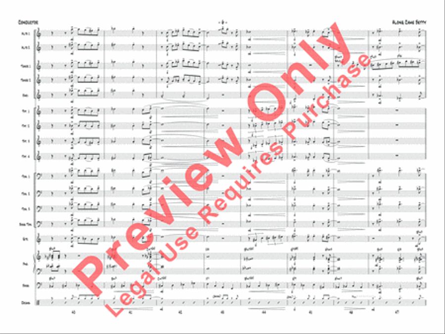 Along Came Betty Jazz Ensemble scores gallery preview page 7