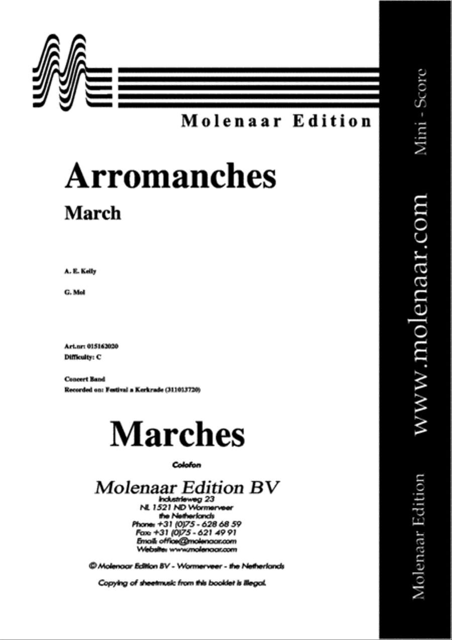 Arromanches Concert Band scores gallery preview page 2