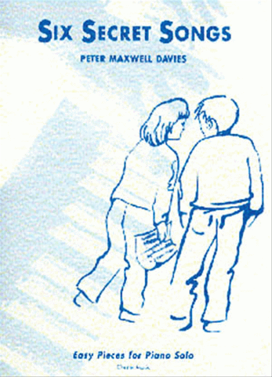 Peter Maxwell Davies: Six Secret Songs Piano Solo scores gallery preview page 1