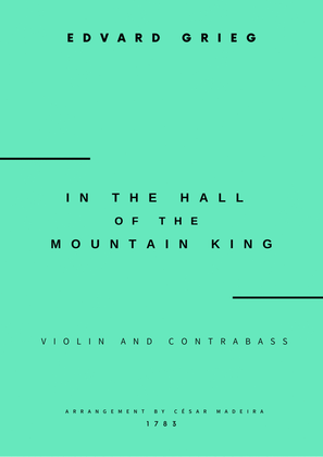 In The Hall Of The Mountain King - Violin and Contrabass (Full Score and Parts)