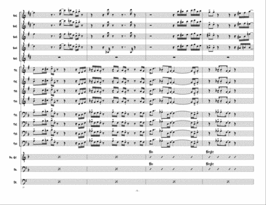Takin' The Time Jazz Ensemble scores gallery preview page 6