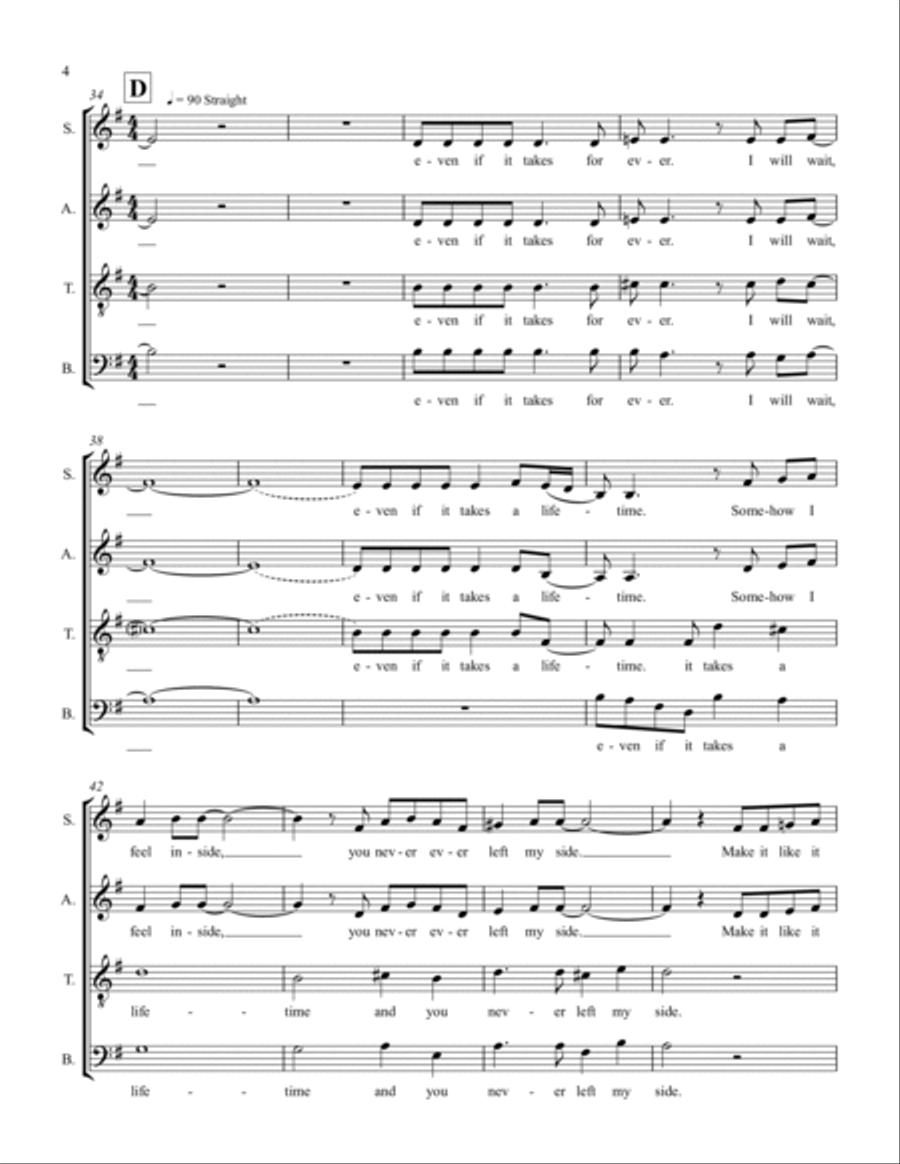 Nights On Broadway Nights On Broadway 4-Part scores gallery preview page 4