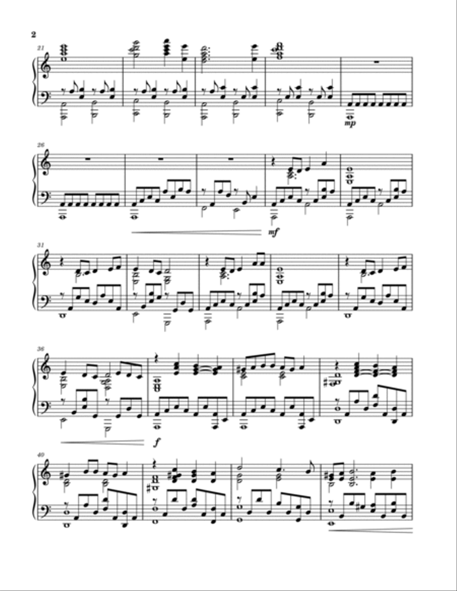 Dastaan-e-om Shanti Om Piano Solo scores gallery preview page 2