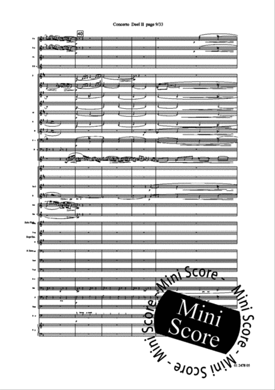 Concerto for Trumpet part 2 and 3 Concert Band scores gallery preview page 13
