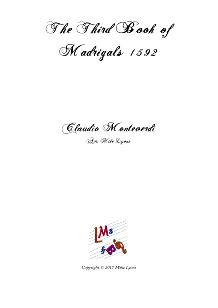 Monteverdi - The Third Book of Madrigals - Complete image number null
