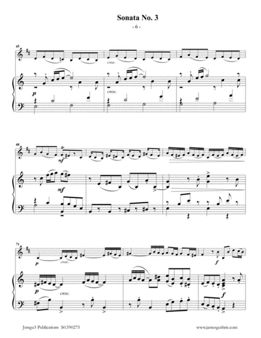 Vivaldi: Sonata No. 3 for Baritone Horn & Piano image number null