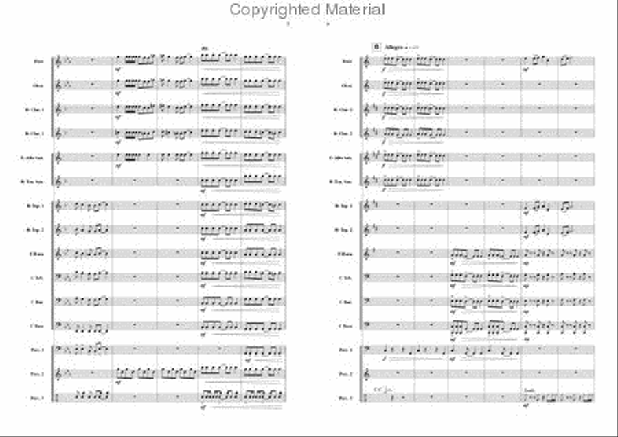Olympic Dream Concert Band scores gallery preview page 3