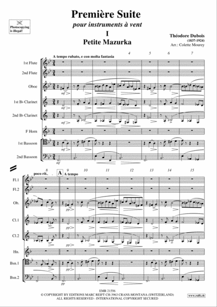 Premiere Suite Premiere Suite Bassoon scores gallery preview page 3