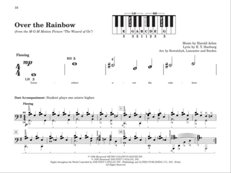 My First Pop Songs, Book 1 Easy Piano scores gallery preview page 4