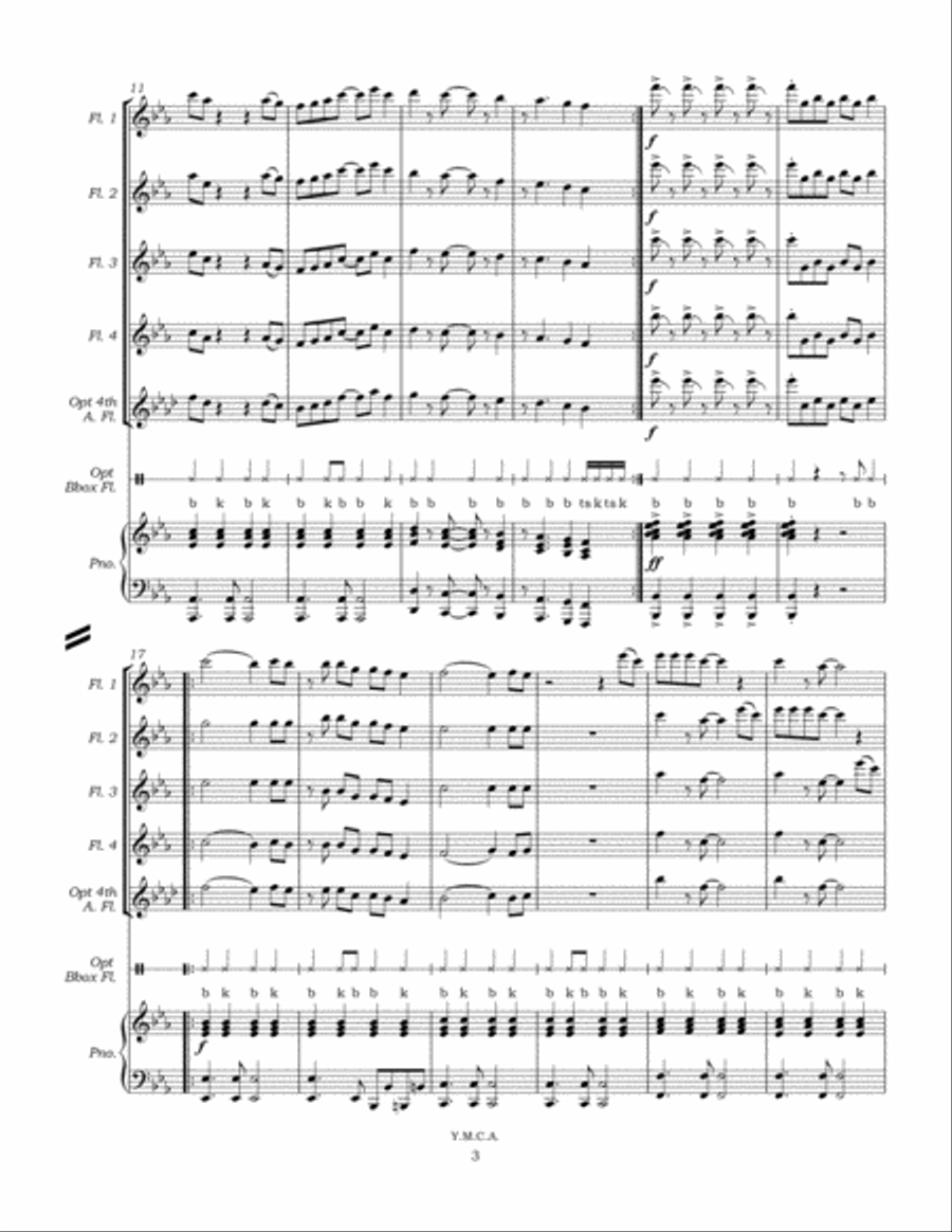 Y.M.C.A. Woodwind Ensemble scores gallery preview page 6