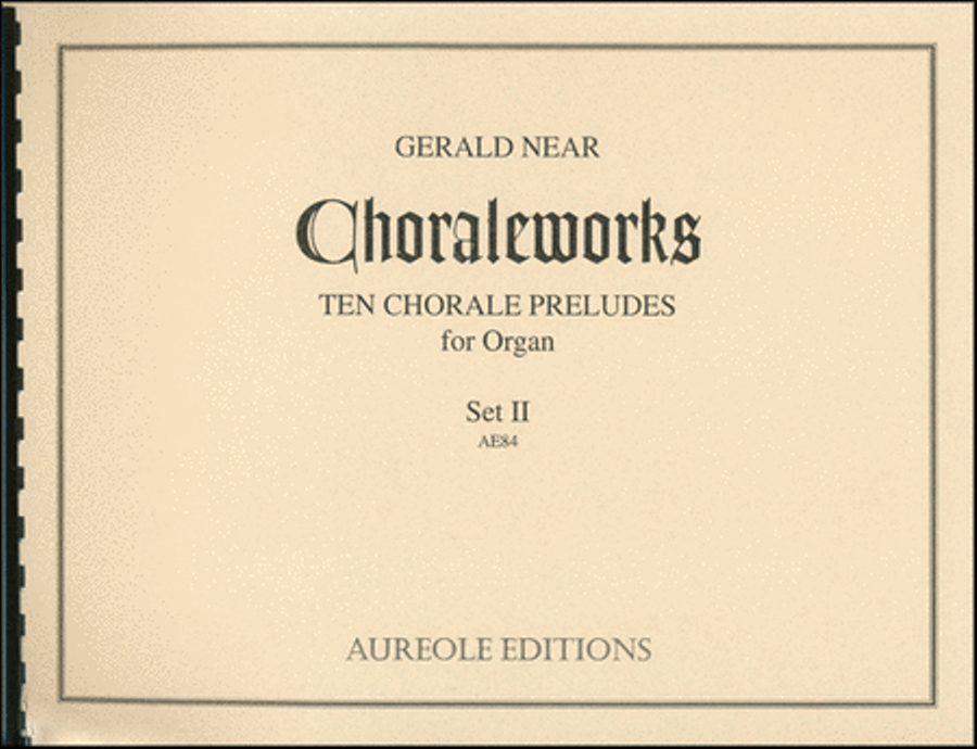 Choraleworks II Ten Chorale Preludes for Organ Organ Solo scores gallery preview page 1