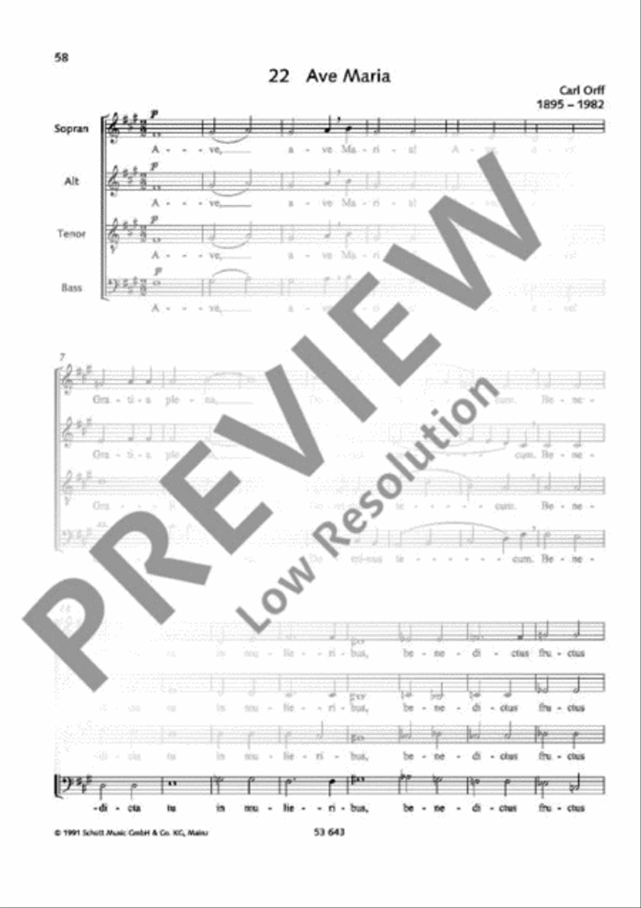 Ave Maria Mixed Choir scores gallery preview page 2