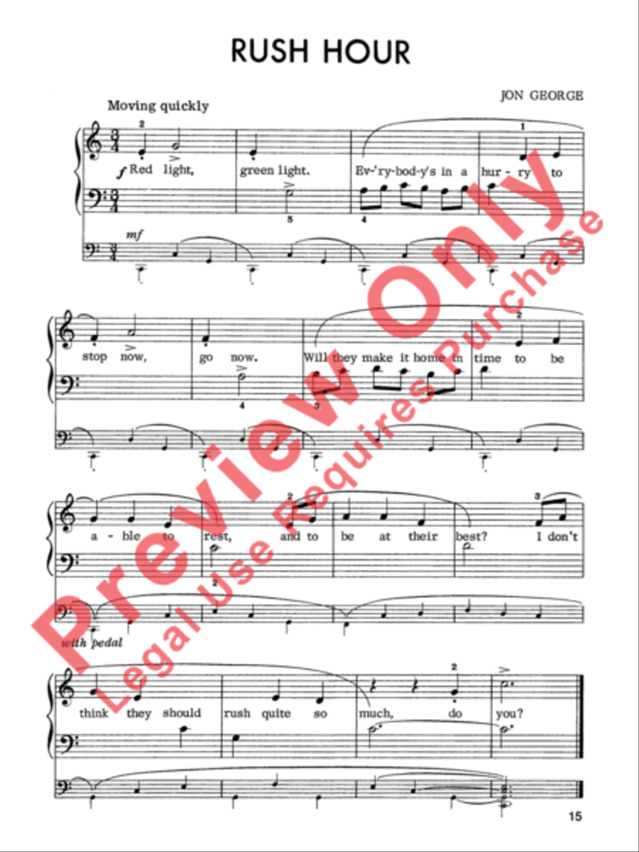 Kaleidoscope Solos, Book 1 Easy Piano scores gallery preview page 4