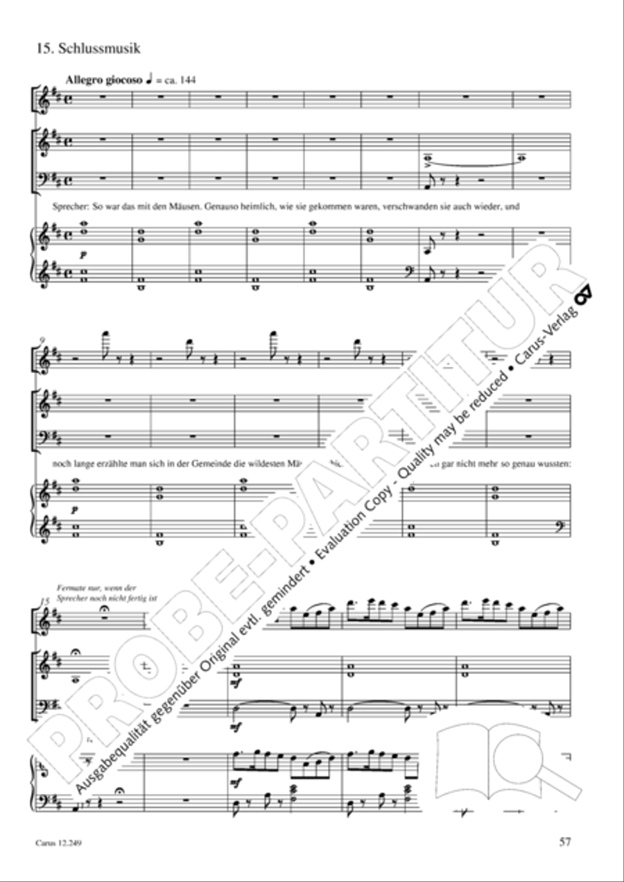 Mause in der Michaelskirche 4-Part scores gallery preview page 58