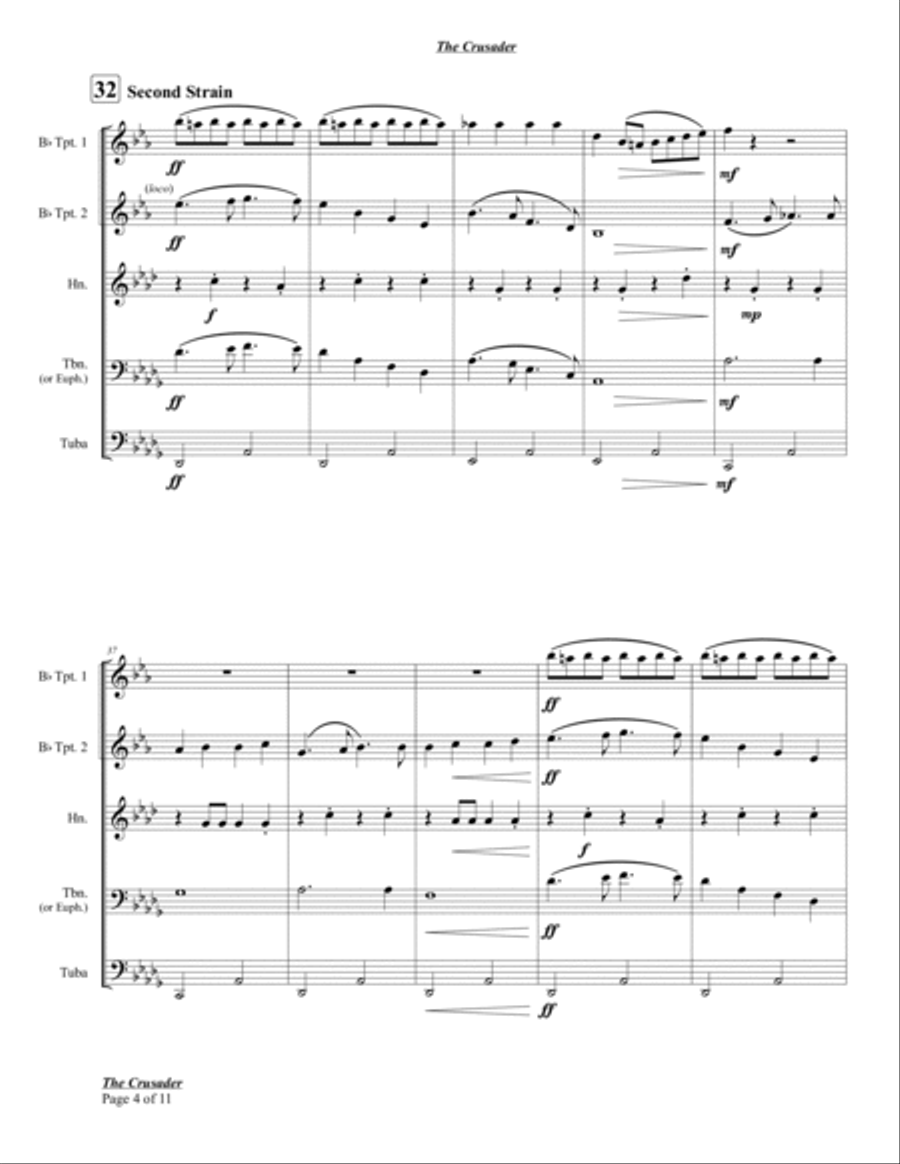 The Crusader Brass Quintet scores gallery preview page 6