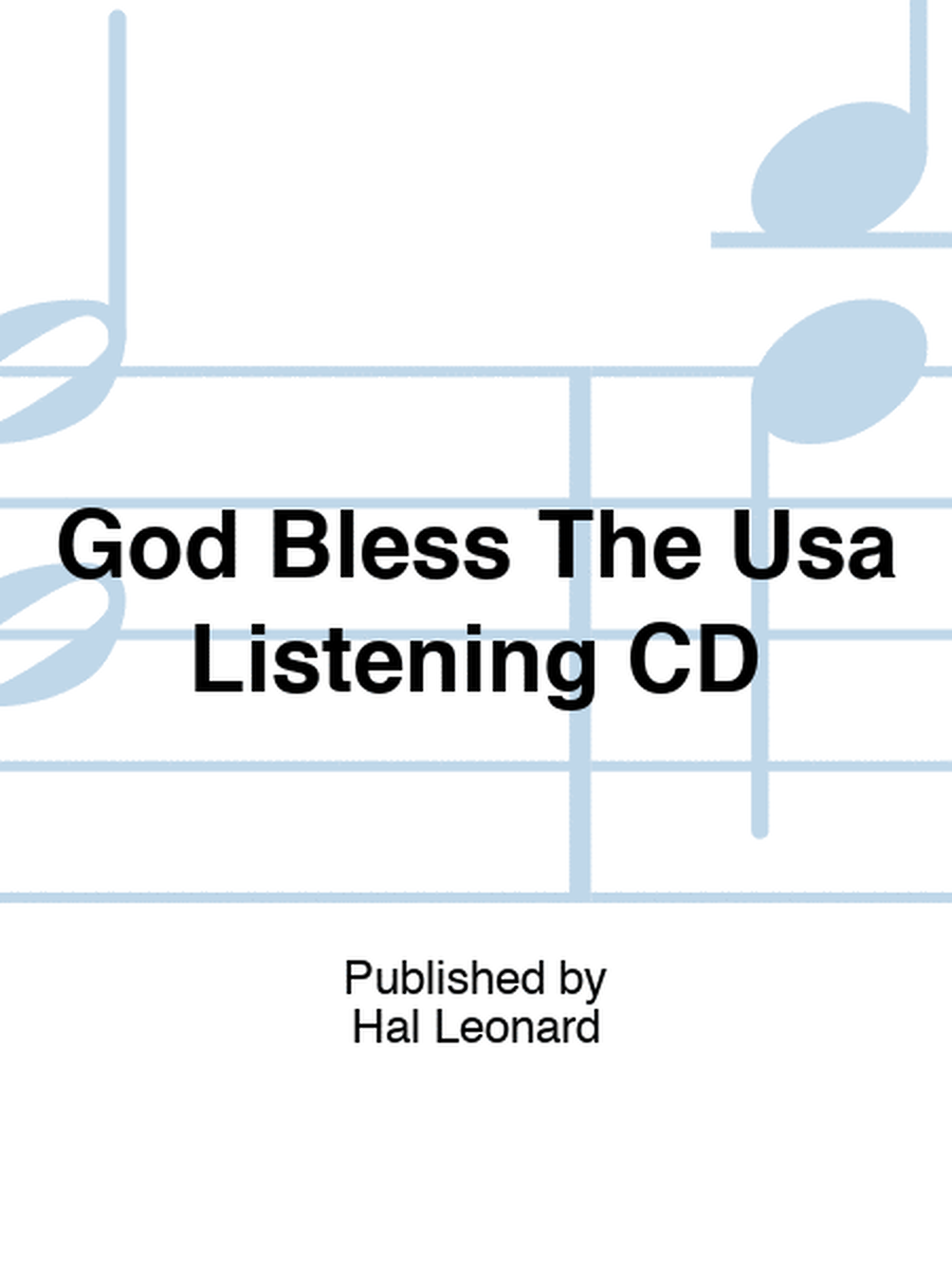 God Bless The Usa Listening CD